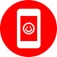 phone with happy face